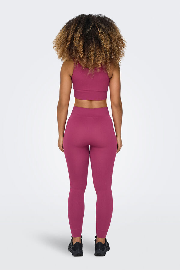 Only Play Brasier deportivo sin costuras morado/lila