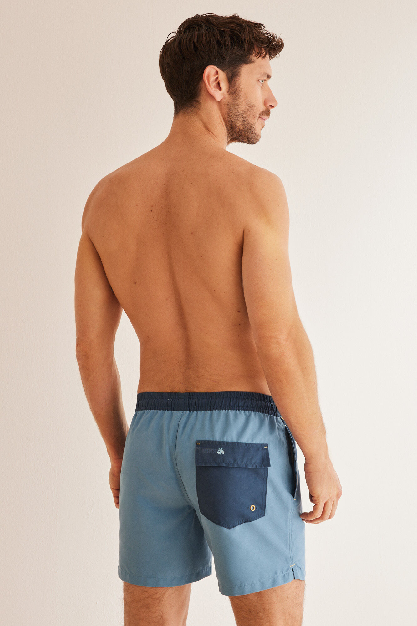 Banador hombre color block Ropa de bano para hombres WomenSecret MX