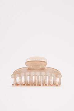 Womensecret Pinza pelo grande brillantina amarillo