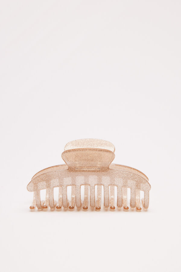 Womensecret Pinza pelo grande brillantina amarillo