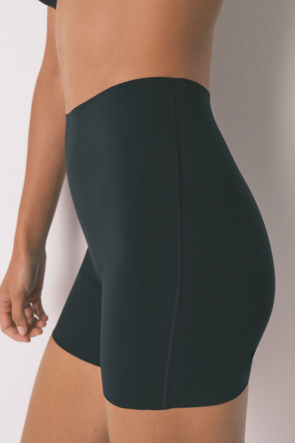 Women'secret Pantal&oacute;n ropa interior de algod&oacute;n negro negro