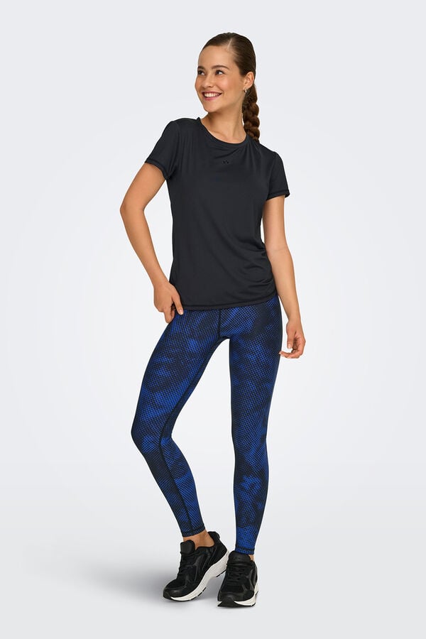 Only Play Playera de entrenamiento negro