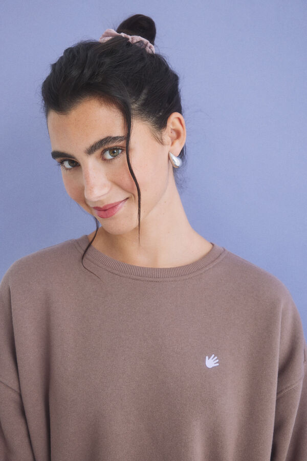 Womensecret Sudadera felpa café logo café