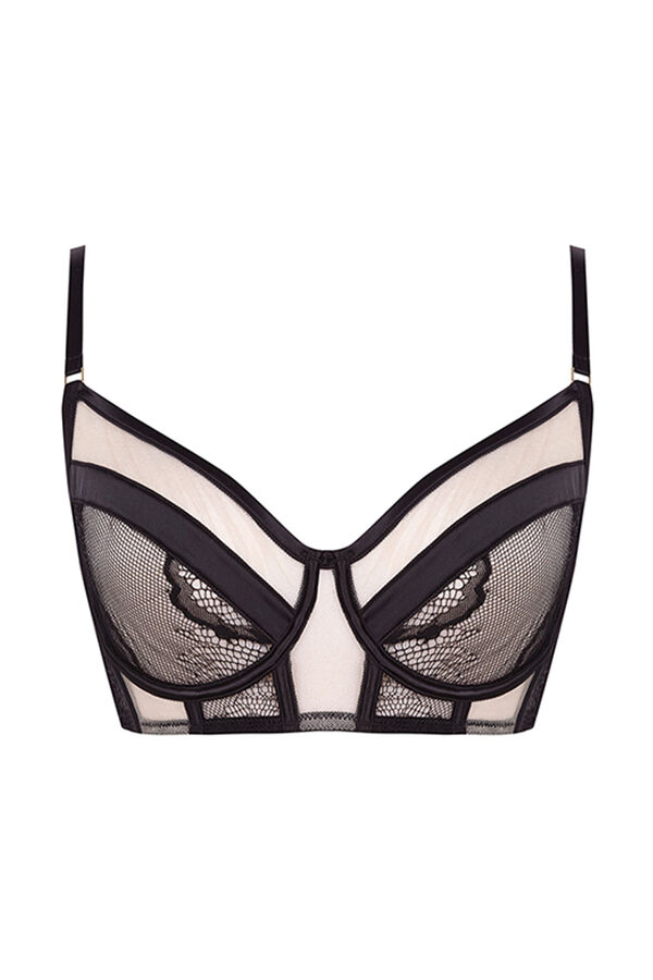 Womensecret INTUITIVE brasier bustier encaje negro negro