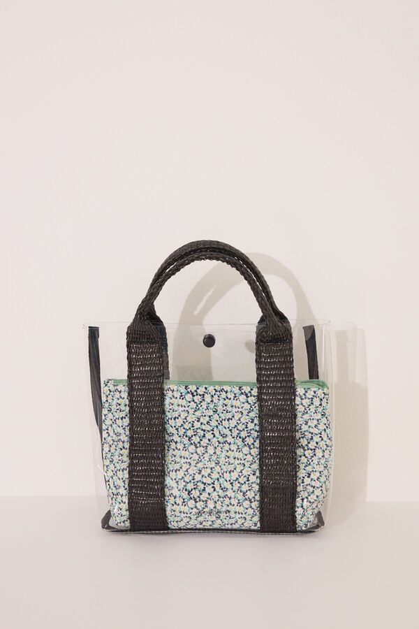 Womensecret Neceser con flores multicolor estampado