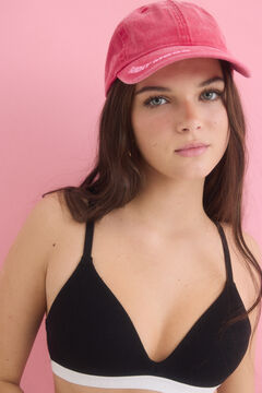 Womensecret Sujetador triangular relleno fijo negro negro