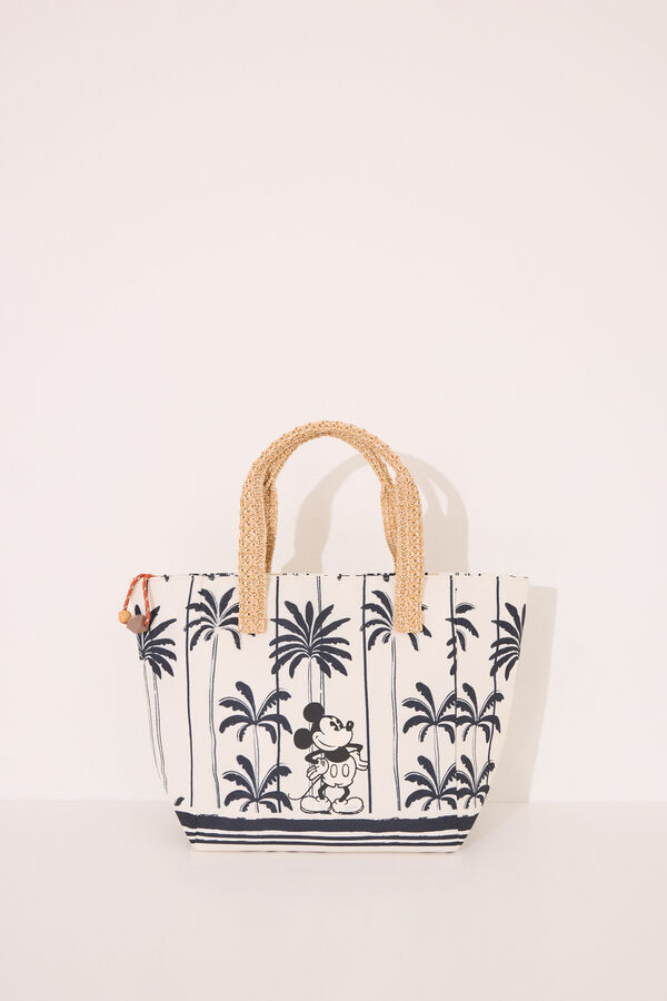 Womensecret Bolsa térmica para alimentos de Mickey Mouse blanco