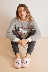 Womensecret Pantuflas Snoopy corazón rosa
