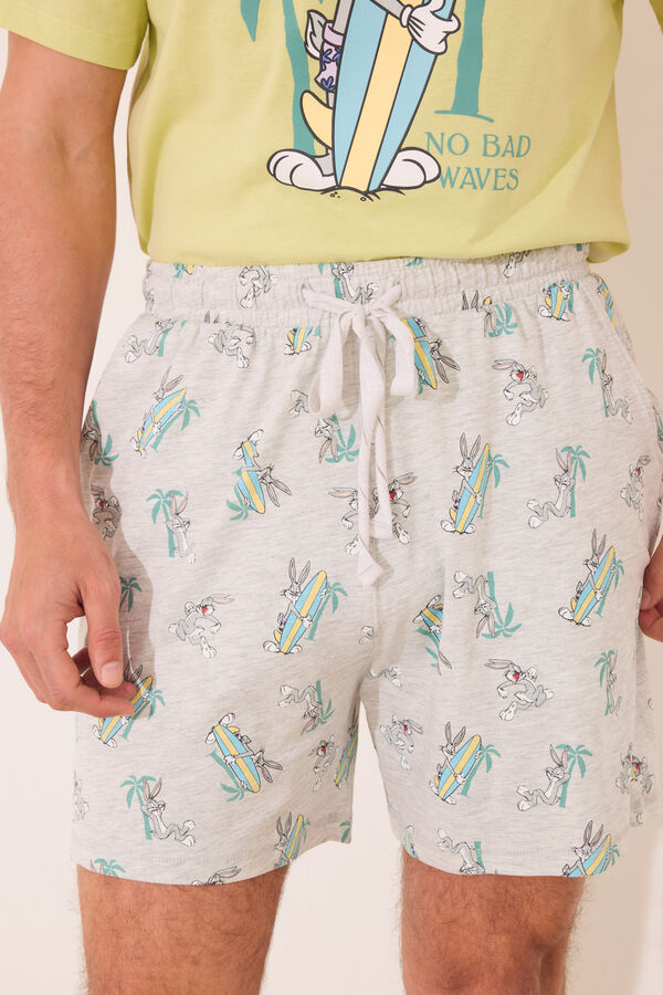 Womensecret Pijama verde de Bugs Bunny verde