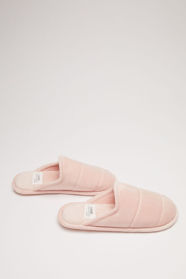 Womensecret Zapatillas casa acolchadas rosa rosa