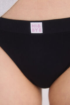 Womensecret Braga brasileña seamless negro negro