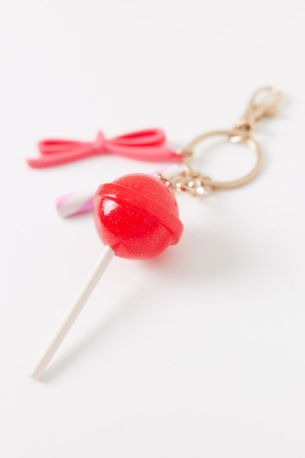 Womensecret Llavero accesorios rosa lolipop estampado
