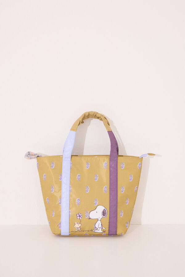 Womensecret Bolsa térmica para comida de Snoopy kaki