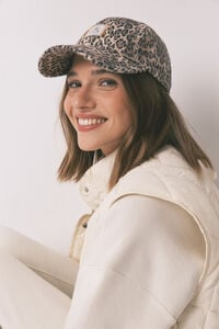 Women'secret Gorra de peluche con estampado animal