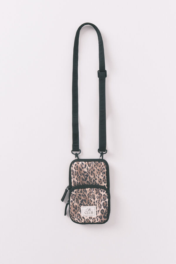 Women'secret Funda para móvil de nailon con estampado animal estampado