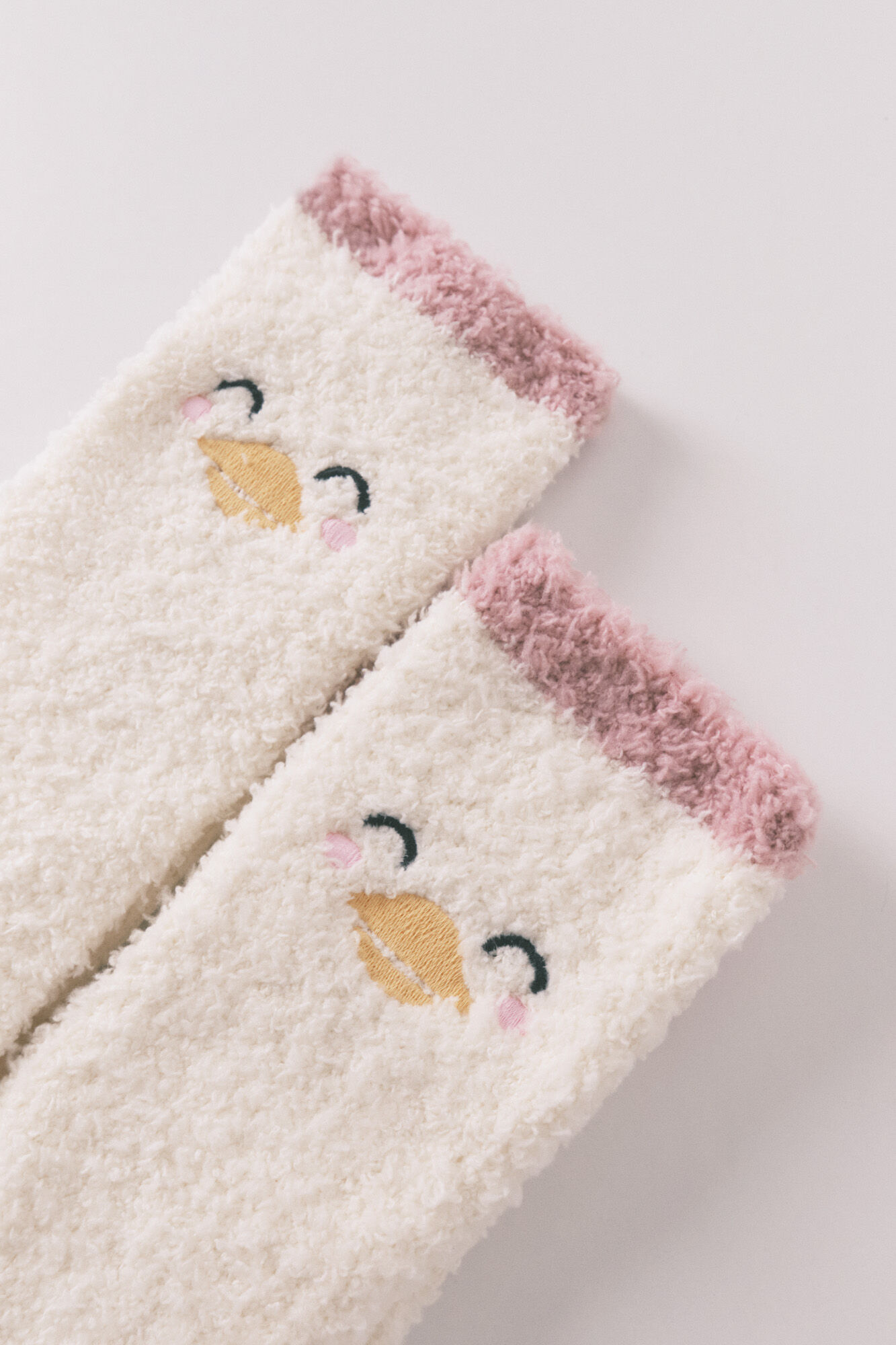 Women'secret Calcetines largos de pato beige