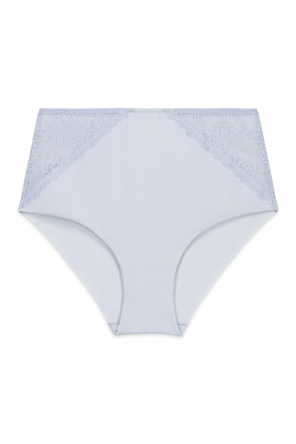 Women'secret Panty reductora alta azul azul