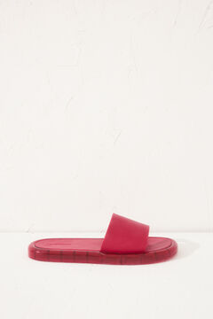 Womensecret Chanclas de pala roja rojo