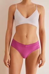 Womensecret Braga brasileña frunce morado morado/lila