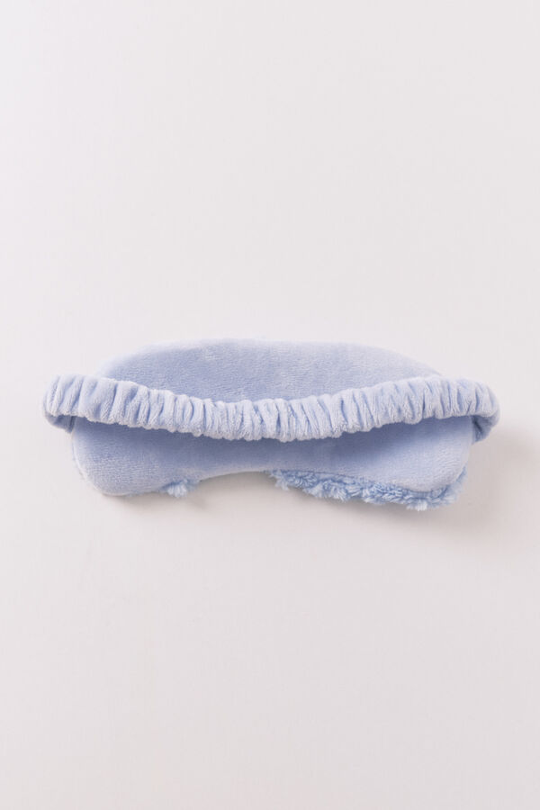 Women'secret Pack de pantuflas para casa y antifaz SmileyWorld® azul