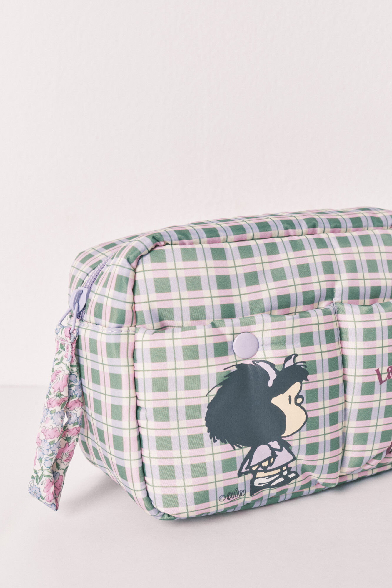 Women'secret Neceser mediano de cuadros Mafalda