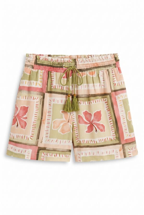Women'secret Short de flores estampado