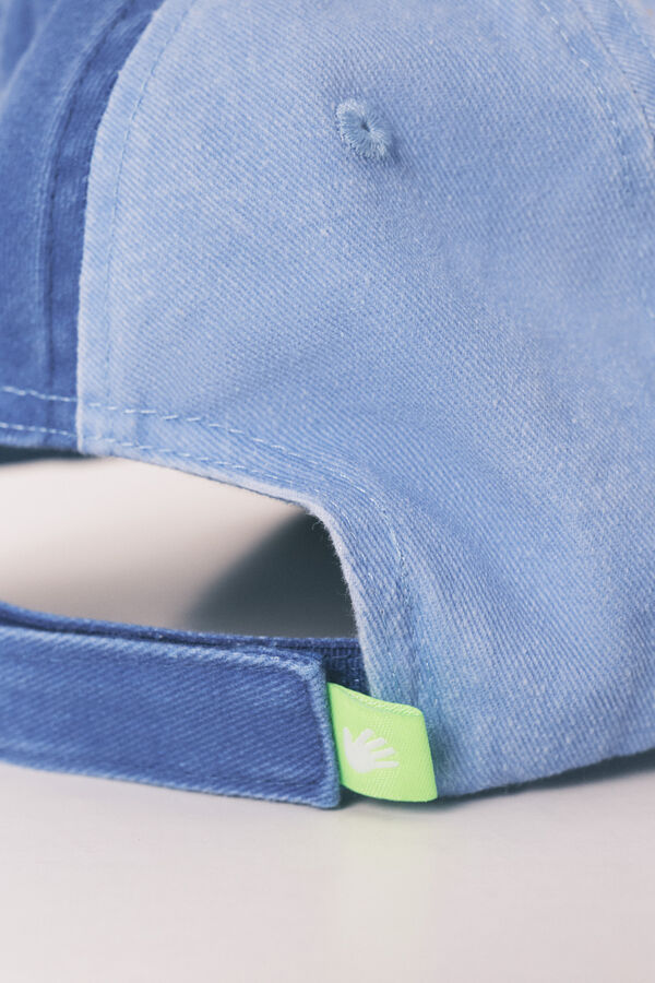 HI&BYE Gorra ajustable de algod&oacute;n azul azul