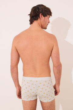 Womensecret Pack de 2 boxer de algodón Smiley azul