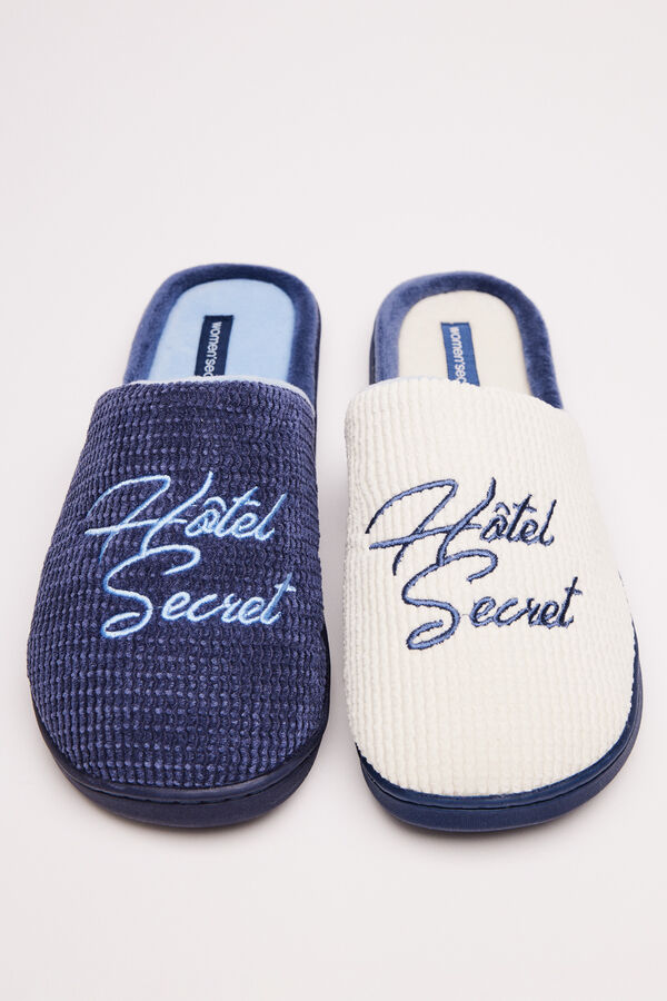 Womensecret Pantuflas ducha marfil kaki