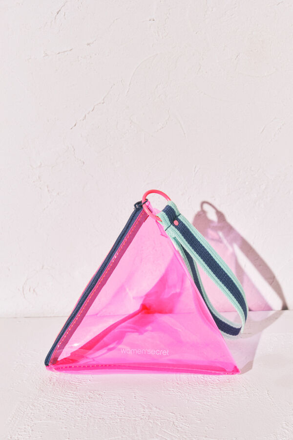 Women'secret Bolsa triangular rosa rosa