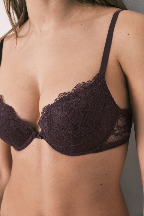 Women'secret Brasier push up de encaje morado GORGEOUS morado/lila