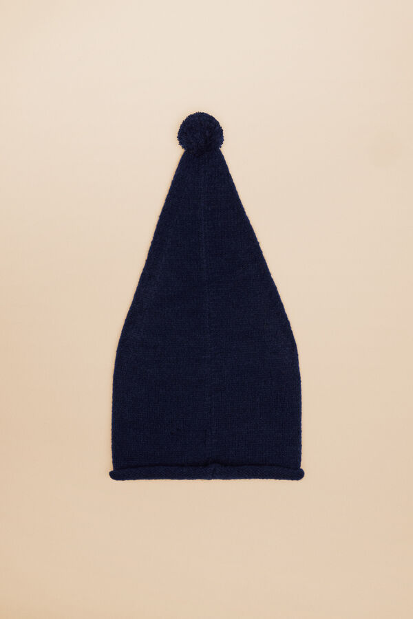 Womensecret Gorro con pompón azul