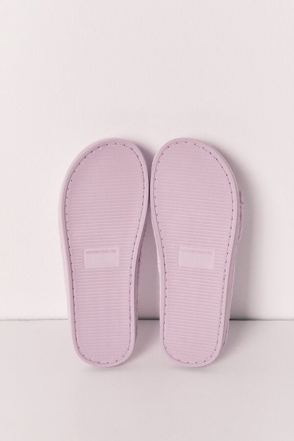 Women'secret Zapatillas de casa con nudo SmileyWorld&reg; verde