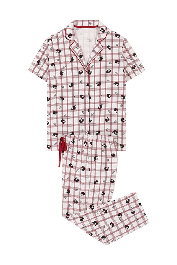 Womensecret Pijama camisera largo 100% algodón Mafalda estampado