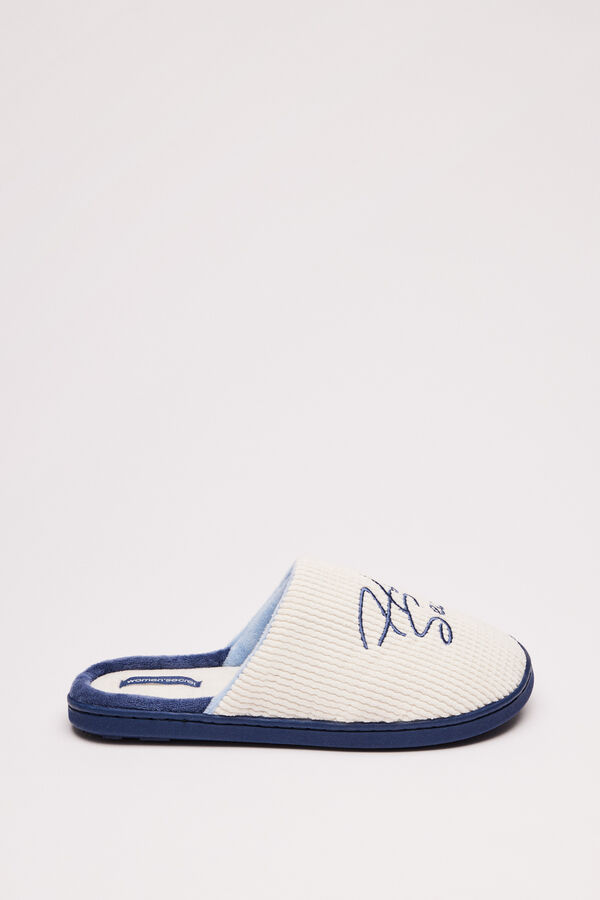 Womensecret Pantuflas ducha marfil kaki