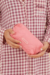 Womensecret Cosmetiquera pequeña acolchada La Vecina Rubia rosa
