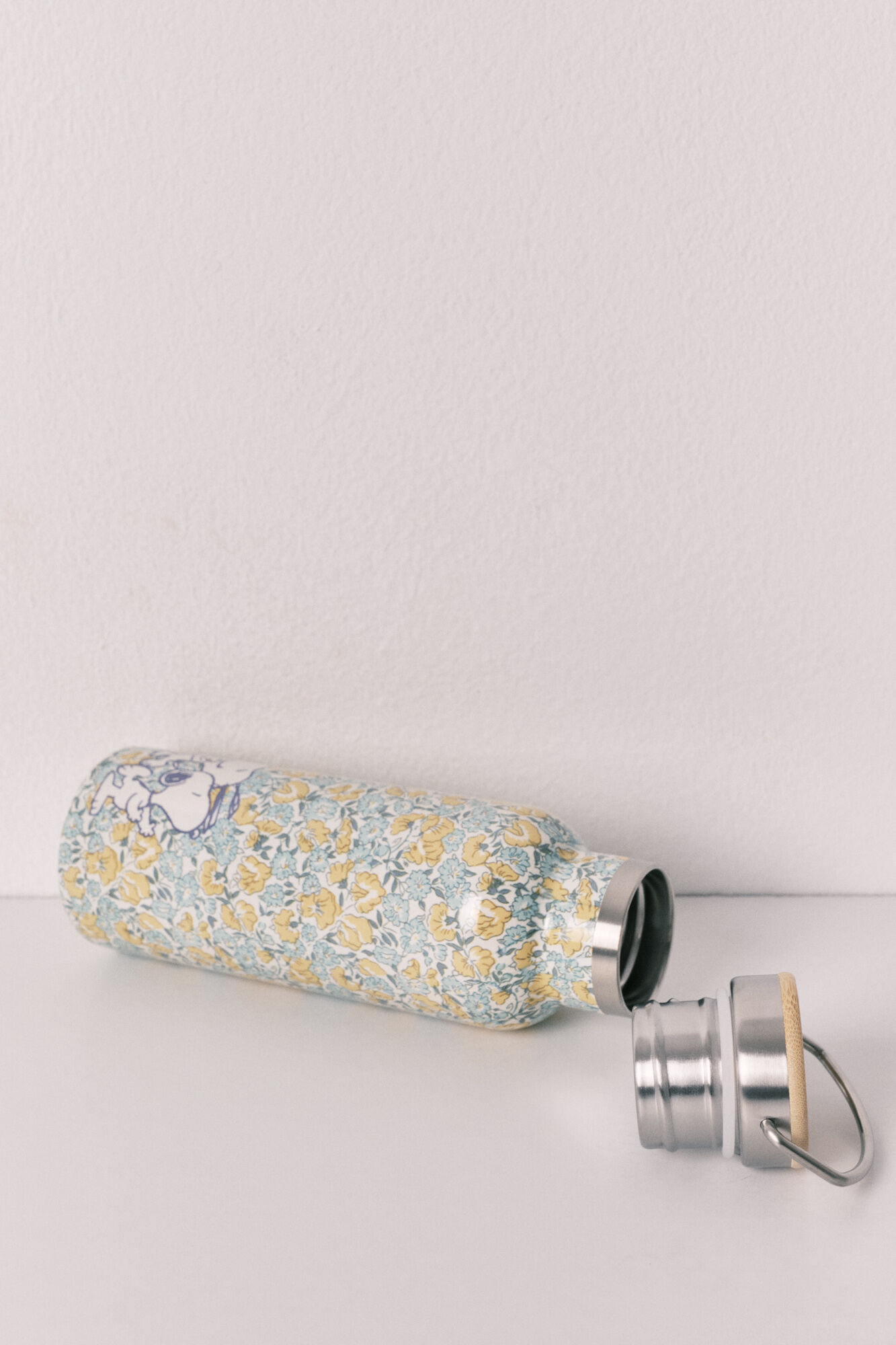 Women'secret Boella de acero inoxidable con flores Snoopy