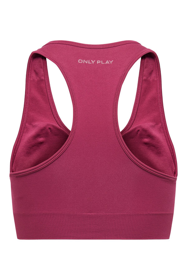 Only Play Brasier deportivo con espalda cruzada morado/lila