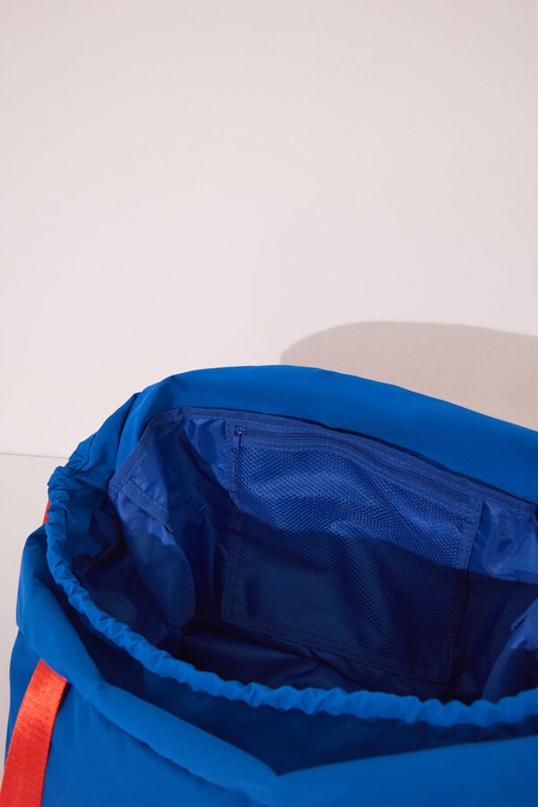 Womensecret Mochila de viaje de nailon azul  azul