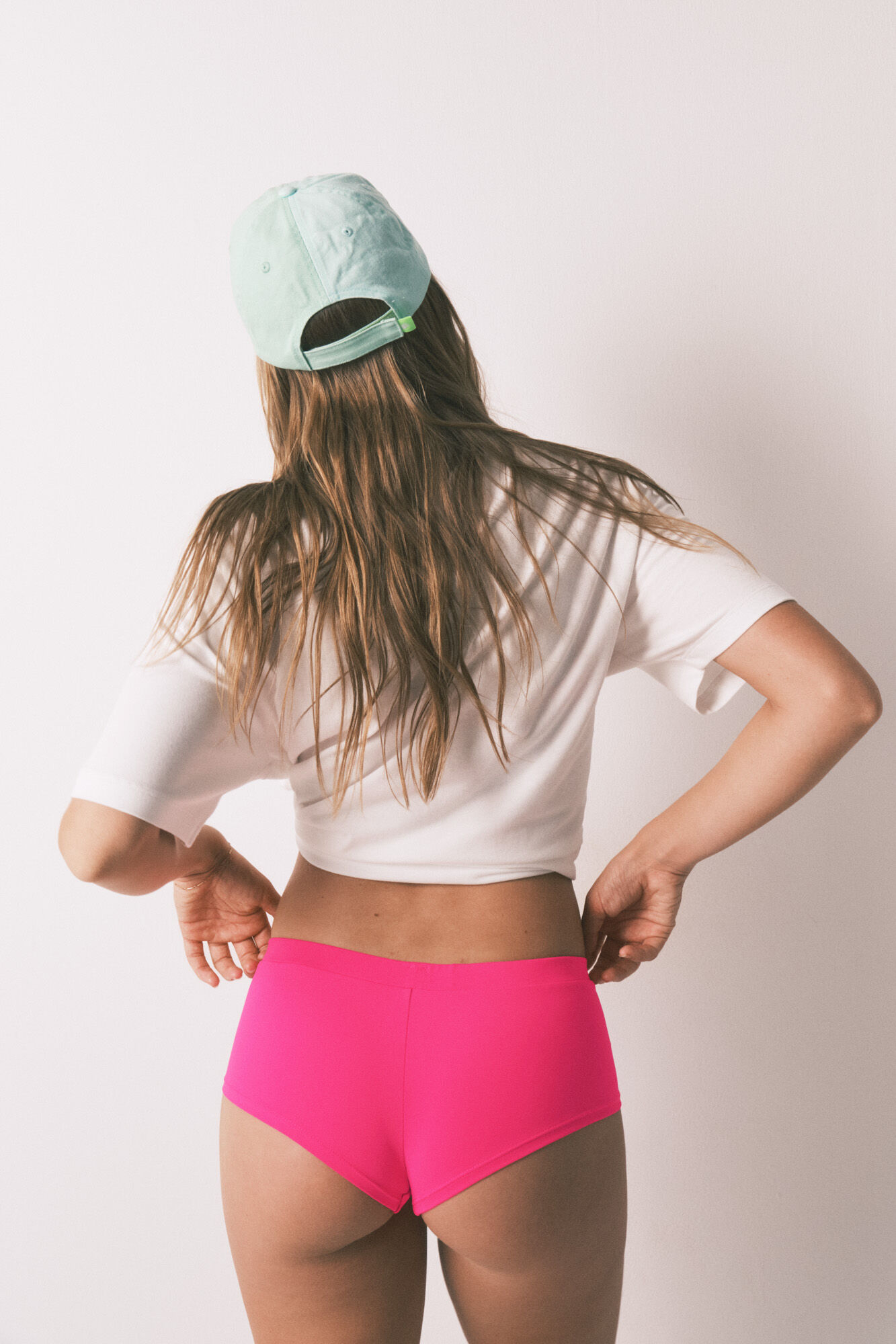 HI&BYE Panty bikini b&oacute;xer rosa