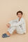 Womensecret Pijama larga camisera cisnes  blanco