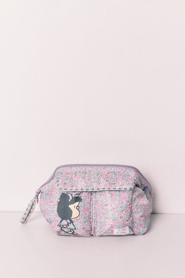 Women'secret Neceser grande de florecitas Mafalda rosa