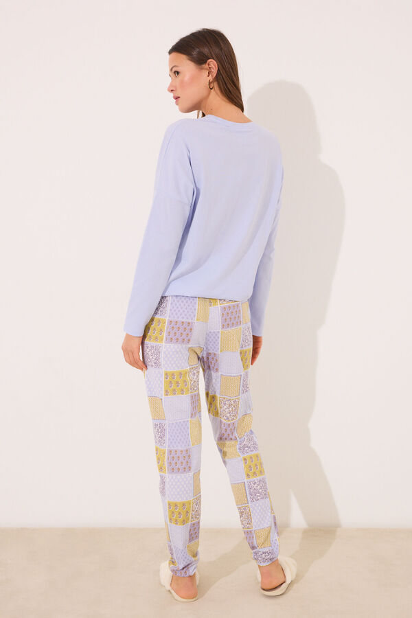 Womensecret Pijama larga con estampado "Holly Hobbie" morado/lila