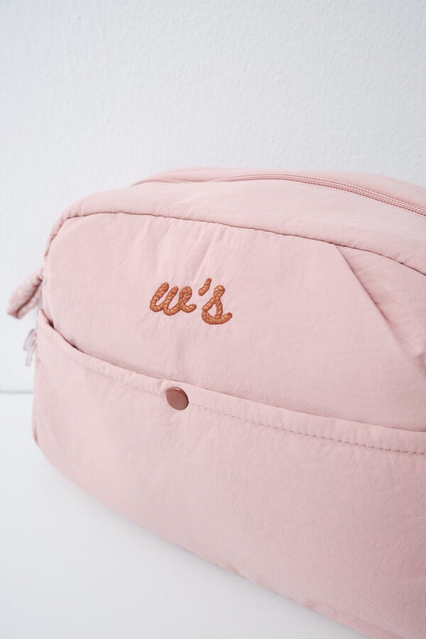 Women'secret Neceser grande acolchado rosa rosa