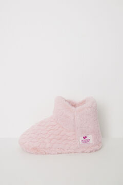 Womensecret Zapatillas casa bota La Vecina Rubia rosa