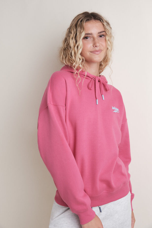 HI&BYE Sudadera con capucha fucsia fucsia