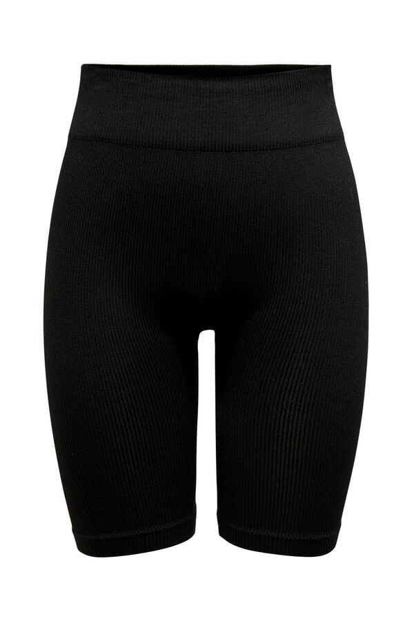 Only Play Legging ciclista seamless negro canal&eacute; negro