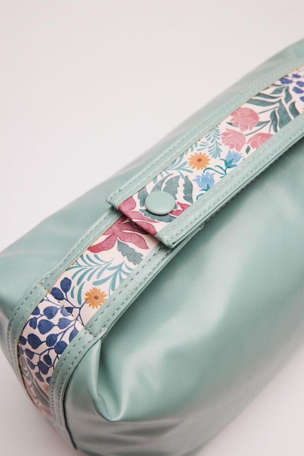 Womensecret Neceser mediano asa estampada Moniquilla verde