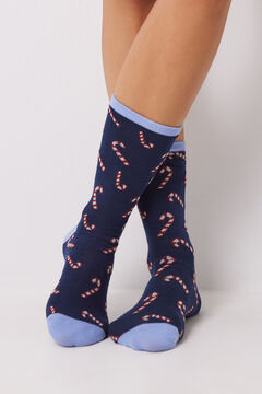 Womensecret Pack 3 calcetines altos navideños estampado