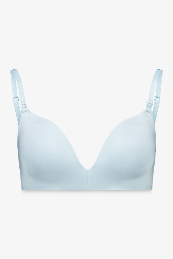 Womensecret Brasier de premamá de microfibra azul LOVELY azul